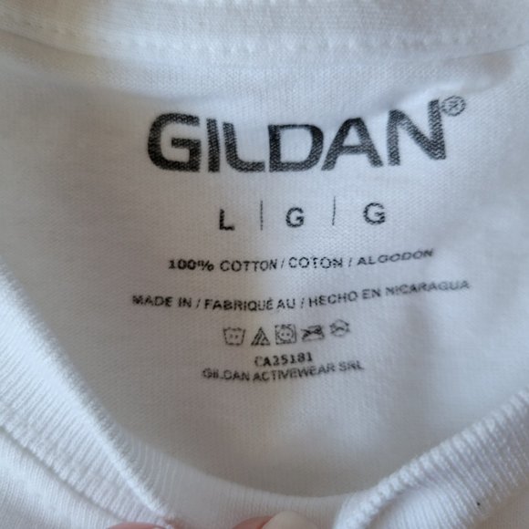 Heartbeat Fisherman Print Crew Neck T-Shirt - Picture 6 of 7